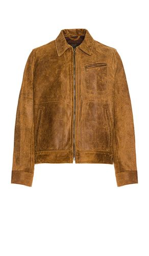 Duke Unlined Rough Suede Jacket in . Taglia S - Schott - Modalova