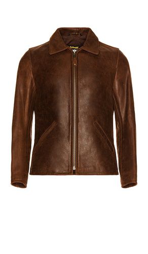 Chaqueta waxy buffalo leather sunset en color talla M en - Brown. Talla M (también en S) - Schott - Modalova