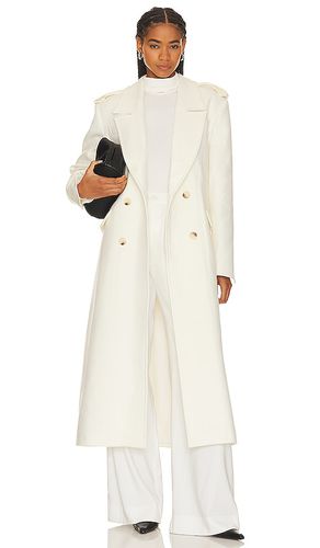 Maxi abrigo en color crema talla L en - Cream. Talla L (también en M, S) - SELMACILEK - Modalova