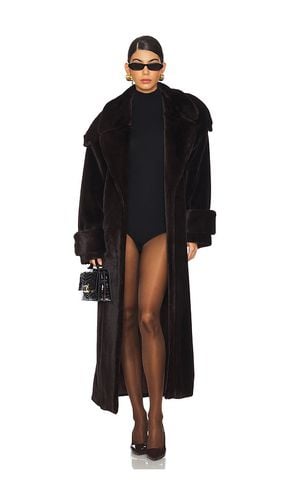 Mink Faux Fur Tie Long Coat in . Size M, S - SELMACILEK - Modalova