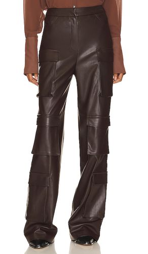 Pantalones cargo de pierna ancha en color chocolate talla M en - Chocolate. Talla M (también en XS) - SELMACILEK - Modalova