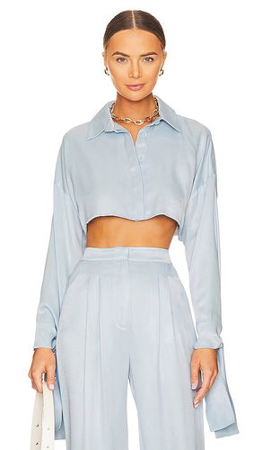 X REVOLVE Tie Detail Crop Shirt in . Taglia S - SELMACILEK - Modalova