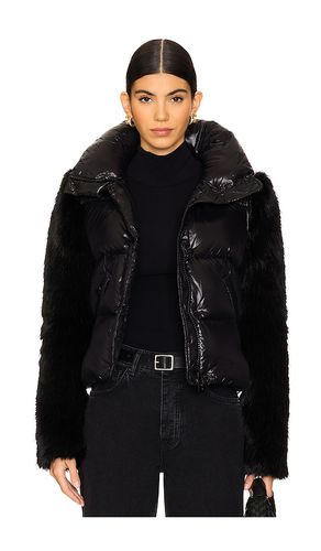 Gianna Faux Fur Trim Jacket in . Taglia M, S, XS - SAM. - Modalova