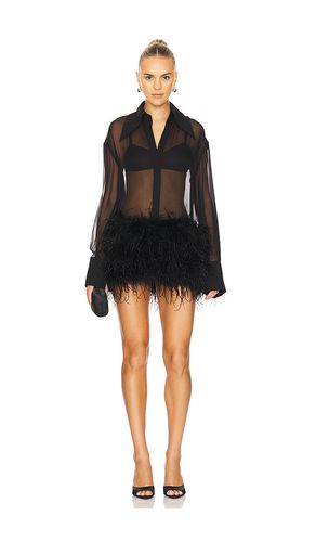 Costes Silk Feather Dress in . Taglia S - SANS FAFF - Modalova