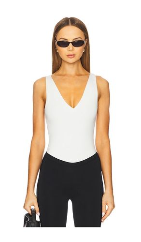 Plunge v bodysuit en color talla L en - White. Talla L (también en M, S, XS) - SANS FAFF - Modalova