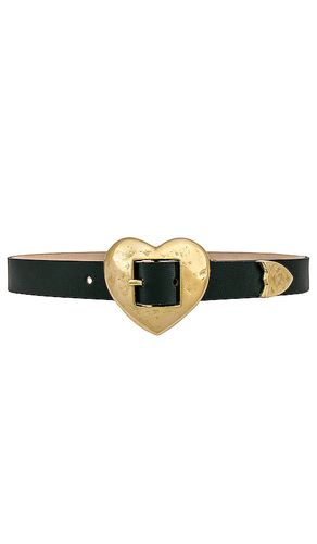 Brass Hammered Heart Belt in . Size L, S, XS - Streets Ahead - Modalova