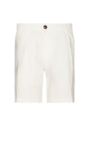 Ambrose linen short en color blanco talla L en - White. Talla L (también en S, XL/1X) - SATURDAYS NYC - Modalova