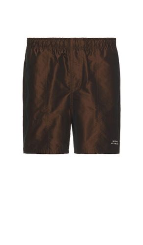 Talley iridescent swim short en color marrón talla L en - Brown. Talla L (también en S) - SATURDAYS NYC - Modalova