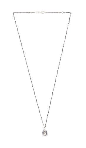 Stetson Necklace in - Serge de Nimes - Modalova