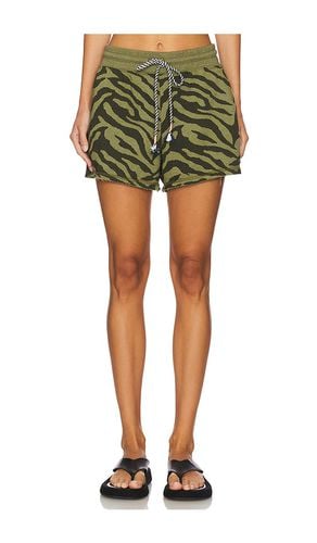 Short relax zebra en color talla M en - Olive. Talla M (también en S, XS) - SUNDRY - Modalova