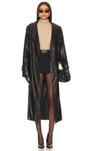 Tyra Faux Leather Trench in . Size M, S, XL, XS, XXL - SNDYS - Modalova