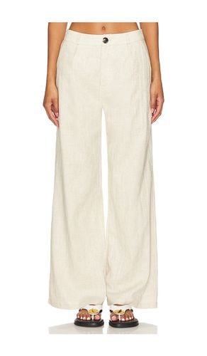 Pantalones de lino hale en color crema talla L en - Cream. Talla L (también en M, S, XL, XS, XXL, XXS) - SNDYS - Modalova