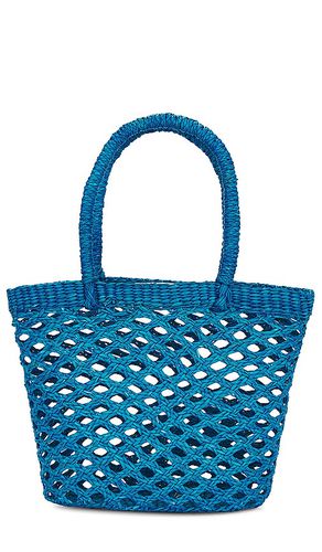 Mini cesta tote en color azul cerceta talla all en - Teal. Talla all - SENSI STUDIO - Modalova