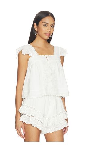 Eliza Solid Flutter Sleeveles Top in . Size XXS. Also in M - Sea - Modalova