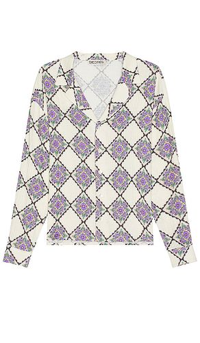 Henry Resort Collar Printed Long Sleeve Shirt in . Size M, S - SIEDRES - Modalova