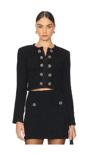 Textured Knit Jacket in . Taglia M, S - self-portrait - Modalova