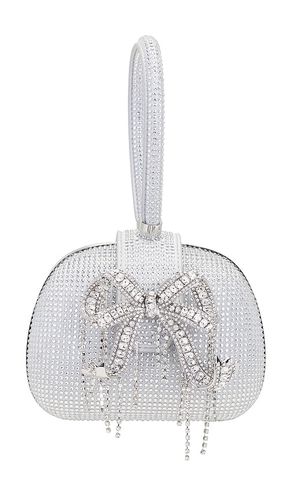 Rhinestone Top Handle Clutch Bag in - self-portrait - Modalova