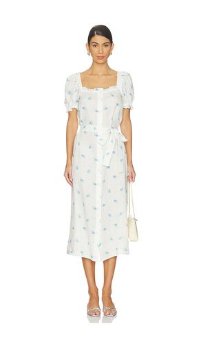 Brigitte Linen Midi Dress in ,. Taglia S. Also in L - Sleeper - Modalova