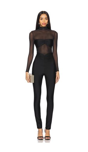 X revolve brietta bandeau mesh catsuit en color talla M en - Black. Talla M (también en S, XL) - SER.O.YA - Modalova