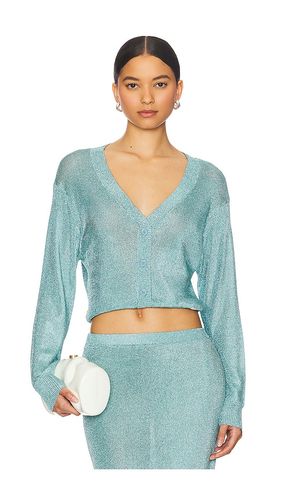 Moni Metallic Cardigan Top in . Size L. Also in M, S, XS - SER.O.YA - Modalova