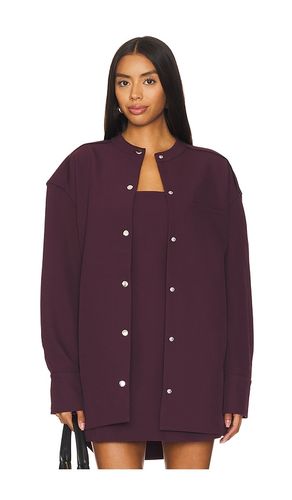 Chaquetón ali heavy crepe en color vino talla L en - Wine. Talla L (también en M, S, XL, XS, XXS) - SER.O.YA - Modalova