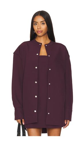 Chaquetón ali heavy crepe en color vino talla M en - Wine. Talla M (también en S, XL, XS) - SER.O.YA - Modalova