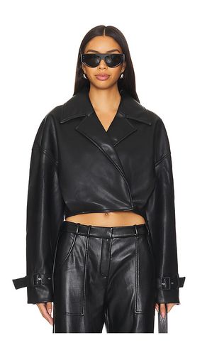 Koda Vegan Leather Cropped Trench in . Taglia M, S, XS, XXS - SER.O.YA - Modalova