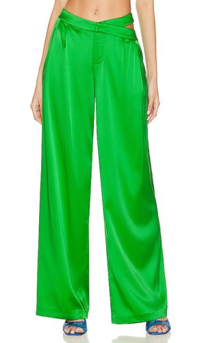 Pantalón de seda zarri en color verde talla M en - Green. Talla M (también en S) - SER.O.YA - Modalova