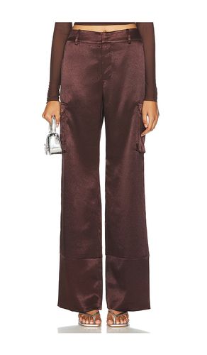 Galia Satin Cargo Pant in . Size M, S, XL - SER.O.YA - Modalova