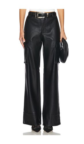 Pantalón cargo fifer vegan leather low rise en color talla L en - Black. Talla L (también en M, S, XL, XS) - SER.O.YA - Modalova