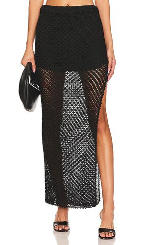 Falda midi sandy en color talla M/L en - Black. Talla M/L (también en XS/S) - SER.O.YA - Modalova