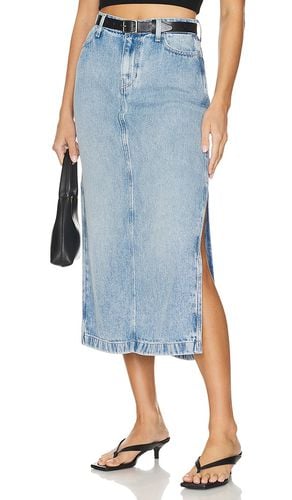 Midi Denim Skirt in . Taglia 27, 28 - 7 For All Mankind - Modalova