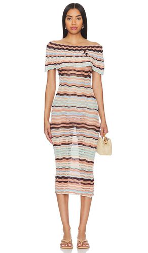 Wave Knit Off Shoulder Dress in . Taglia - Susan Fang - Modalova