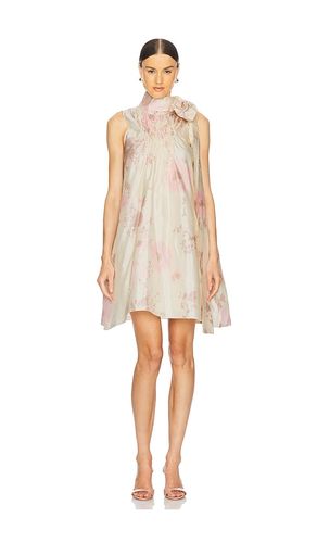 Printed Bow Mini Dress in . Size M-L. Also in XS-S - Susan Fang - Modalova