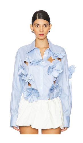 Floral Cutout Shirt in . Size S, XS - Susan Fang - Modalova