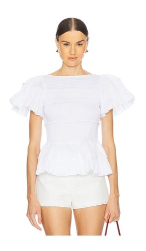 Smocked Peplum Top in . Size M-L. Also in XS-S - Susan Fang - Modalova
