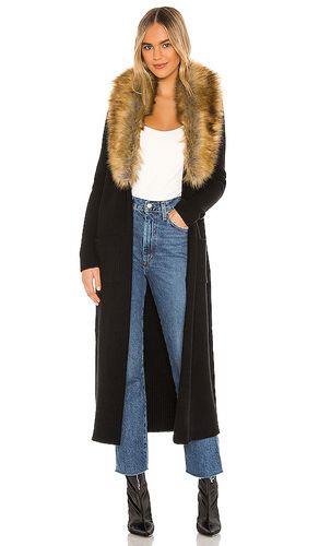Lombardi Long Cardigan With Faux Fur Trim in . Size S, XL, XS - Show Me Your Mumu - Modalova