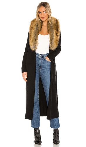 Lombardi Long Cardigan With Faux Fur Trim in . Size S, XS - Show Me Your Mumu - Modalova