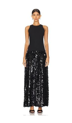 Vestido memphis crepe sequin en color talla 0 en - Black. Talla 0 (también en 2, 4, 6) - SIMONMILLER - Modalova