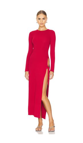 Vestido junjo long sleeve knit en color rojo talla L en - Red. Talla L (también en M, S, XS) - SIMONMILLER - Modalova