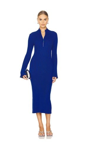 Vestido zumi textured knit en color azul talla L en - Blue. Talla L (también en M, S) - SIMONMILLER - Modalova