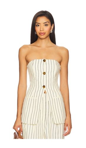Mori Strapless Linen Top in . Taglia 6. Also in 8, 10, 12 - SIMONMILLER - Modalova