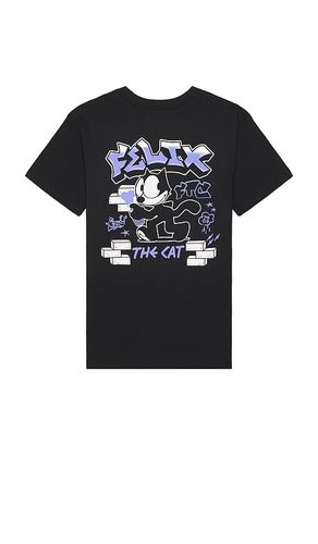 Camiseta felix the cat graffiti pop en color talla L en - Black. Talla L (también en M, S, XL/1X, XS) - SIXTHREESEVEN - Modalova