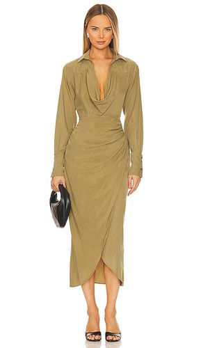 Vestido camisero midi atone en color talla L en - Olive. Talla L (también en M, S, XS) - SOVERE - Modalova
