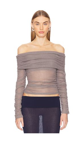 Top malla rise en color gris talla M en - Grey. Talla M (también en L, S, XL) - SOVERE - Modalova