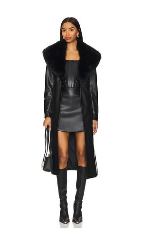 Simone Faux Leather Coat in . Taglia 00, 4, 6, 8 - SAU LEE - Modalova