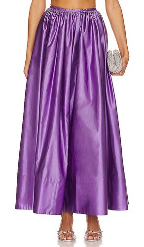 Falda midi savannah en color morado talla 0 en - Purple. Talla 0 (también en 00, 10, 12, 2, 4, 6, 8) - SAU LEE - Modalova