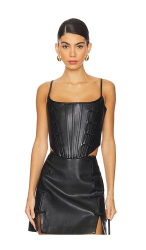 Nadia Faux Leather Corset in . Size 12, 2, 4, 6, 8 - SAU LEE - Modalova