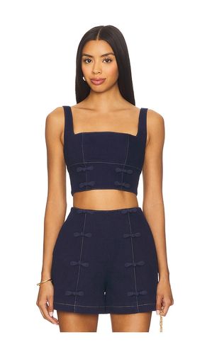 Bridgette Denim Top in . Size 0. Also in 2, 4, 6, 8, 10, 12 - SAU LEE - Modalova