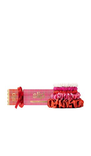 Juego de coleteros con forma de galleta cracker scrunchie set en color rojo talla all en - Red. Talla all - slip - Modalova